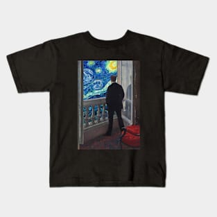 Starry night view Kids T-Shirt